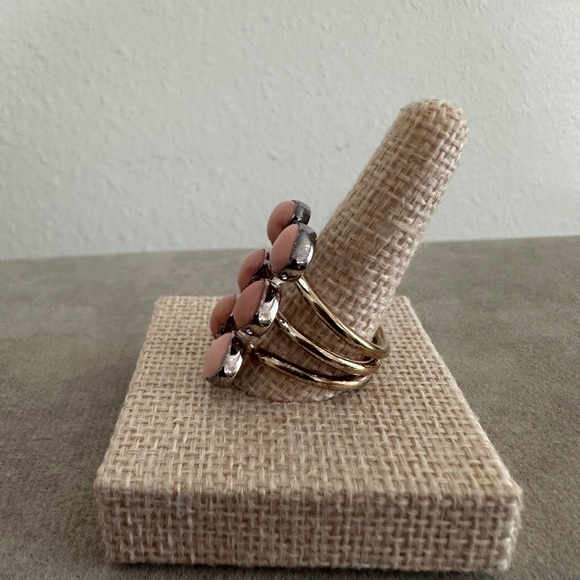 Heart-Shaped Pink Conch Shell Ring By Jay King - Picture 4 of 8